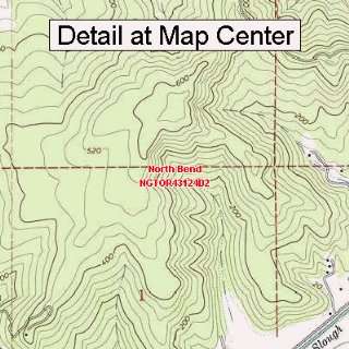 USGS Topographic Quadrangle Map   North Bend, Oregon (Folded 