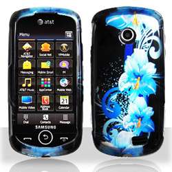 Premium Samsung Solstice 2 Blue Flower Protector Case  
