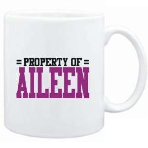 Mug White  Property of Aileen  Female Names  Sports 