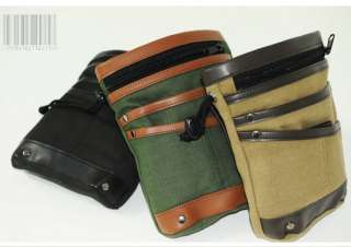 New Black Mens Canvas Casual Fanny Waist Pack  8001  