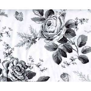   Toile Print Fabric by Timeless Treasures, Black on White Arts, Crafts