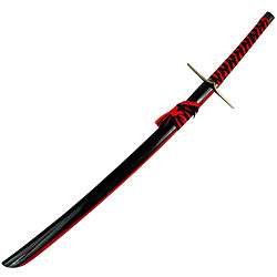 Dark Star Black/ Red Katana Sword  