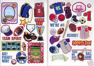 Keepsake High School Varsity Sports Football Stickers  
