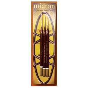  Micron by Dynasty Brush Set 1   Detailer Sizes 15/0, 10/0 