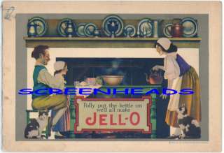 1924 Jello Advertising MAXFIELD PARRISH Illustrated  
