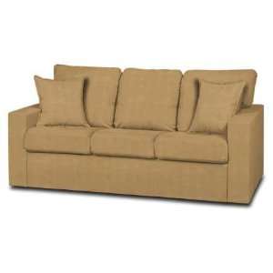  Mission Buff Faux Leather Tux Couch