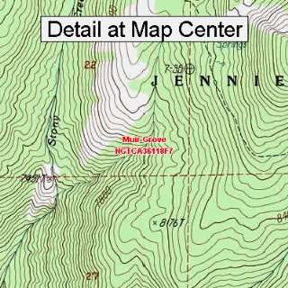 USGS Topographic Quadrangle Map   Muir Grove, California 