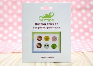 Home Button Stickers for iPad / itouch / iPod / iPhone 4 , 4S One Set 