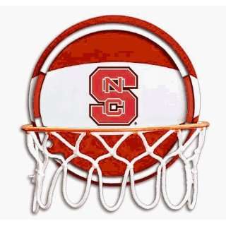   North Carolina State Wolfpack Neon Basketball Hoop