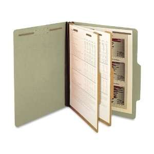 Classification Folder,2 Dividers,6 Fasteners,Ltr,15BX/GN 
