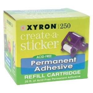  Xyron 250 Refill Cartridge 2.5X20 Permanent (AT255 20 