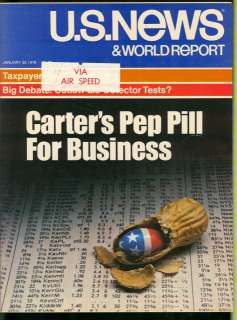 1978 U.S. News & World Report Jimmy Carter Economics  