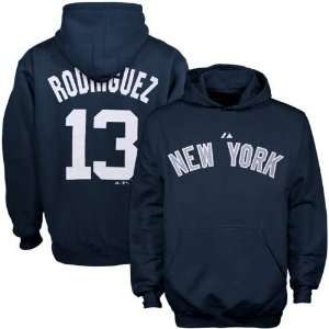  Majestic New York Yankees #13 Alex Rodriguez Youth Navy 