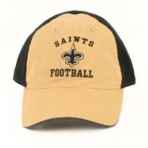  New Orleans Saints 2 Tone Slouch Fit Adjustable Baseball Hat 