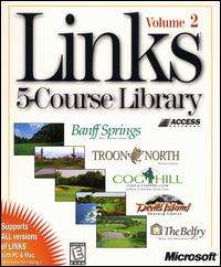 Links 5 Course Library Vol 2 PC MAC CD golf game add on  