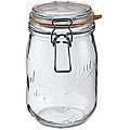 Le Parfait French Glass Complete 1 Liter Canning Jars (Set of 6 
