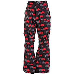Sessions Fireball Mens Black/ Red Snowboard Pants  