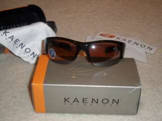 NEW Box KAENON HARD KORE Polarized Sunglasses Tobacco Brown Copper C28 