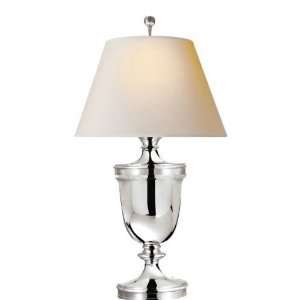   NP Chart House 1 Light Large Classical Urn Form Table Lamp in Polished