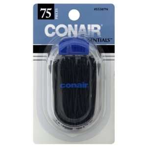  Conair Styling Essentials Bobby Pins, Black, 75 ct 