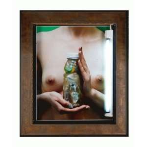  Oil Painting   Greener Everyday with Sambrosa Distressed Honey Frame 