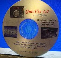 QuicFix 4.0 CB RADIO REPAIR PROGRAM ON CD  