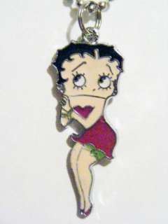 Sexy Betty Boop Heart dress & garter belted charm  