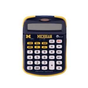  Series 00503 UNIVERSITY OF MICHIGAN Solar Powered Calculator 