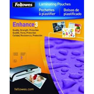 fellowes hot laminating pouches letter 3 mil 100 pack 52454