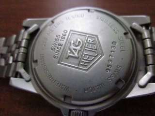 Nice Tag Heuer Professional Date 200m Mens Watch Stainless Steel 
