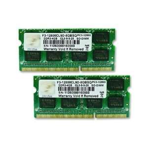  8GB G.Skill DDR3 PC3 12800 CL9 SQ Series laptop memory 