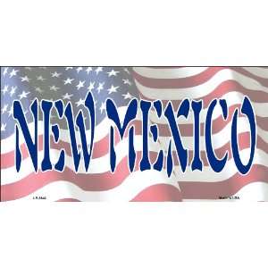  American Flag (New Mexico) License Plates 