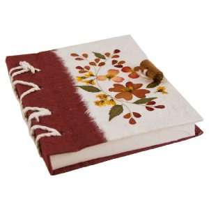  Red Petal Handmade Journal (13cm x 15cm)