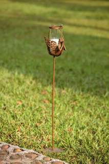 Angel Lantern Outdoor Garden Candle Holder on Stake  