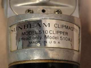   CLIPMASTER ANIMAL CLIPPER 510 510A HEAD EXTRA BLADE SET VTG  