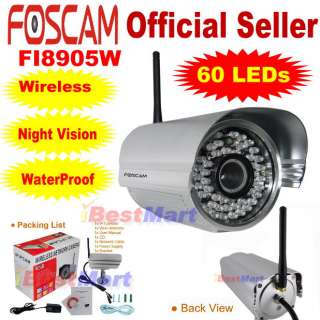 3pcs Foscam FI8904W Outdoor Wireless IP Cam Camera CCTV  