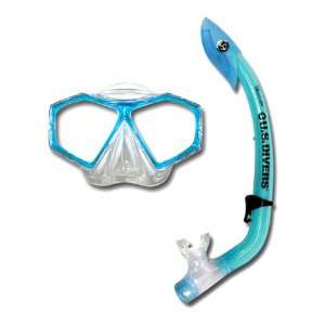  US Divers 277855 Jr Mask and Snorkel Combo (Trans Blue 
