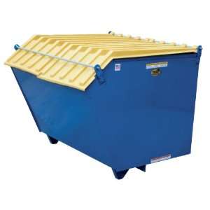   Duty Polyethylene Lid Use with 1 1/2 H Self Dumping Hoppers, Yellow