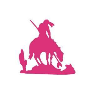  End of the trail Indian PINK Vinyl window decal sticker 