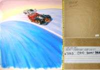 1988 TYCO Toys R Us Twin PORSCHE Art Work Slot Car 7005  