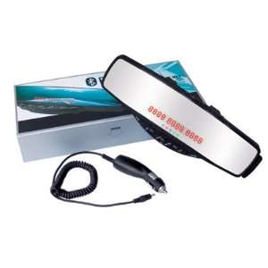  Rearview Mirror Bluetooth Handsfree Car Kit with Caller ID 