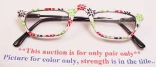 Hand Painted Light Face ST Reading Glasses, + 2.50 R221  