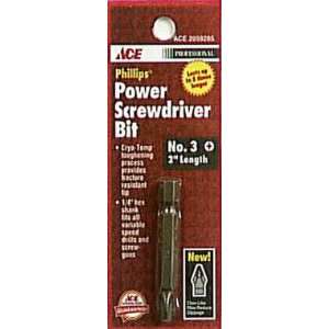  Mibro Group 305161 Ace #3 Phillips Tip Power Screwdriver 