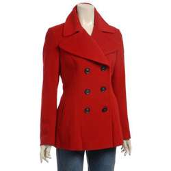 DKNY Womens Fit and Flare Peacoat  
