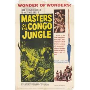  Masters of the Congo Jungle   Reproduction 11 x 17 Movie 