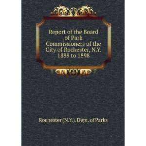  Report of the Board of Park Commissioners of the City of 
