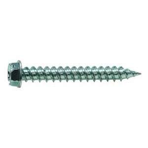   Washer Head Slotted Sheet Metal Screw Speed Point, Zinc, Pack of 100