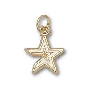  Houston Astros Star 7/16 Charm   14KT Gold Jewelry 