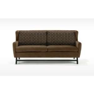 Armen Living LC10383BR Urbanity Midtown Sofa and Loveseat Set in Rich 