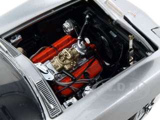Brand new 124 scale model of 1965 Chevrolet Corvette Sting Ray Silver 